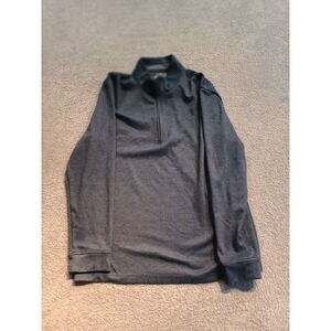 Vineyard Vines Bluffs 1/4 Zip Pullover Men's Large L Charcoal Gray Performance